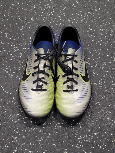 Used Nike Mercurial X Soccer Indoor Shoes Silver Junior 05 11849-s000040621
