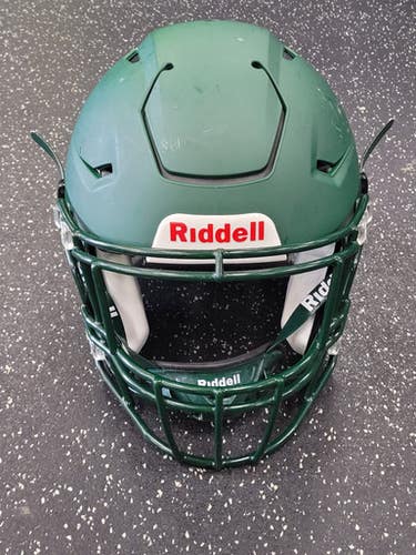 Used Riddell Riddell Fb Helmet Dark Green Lg 11849-s000040830