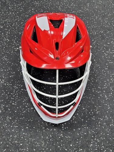 Used Cascade Xrs Pro Lacrosse Helmet Red One Size 11849-s000040833