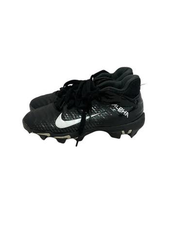 Used Nike Alpha Menace Shark Jr 3.5 Fb Cleats Black 11692-s000152218