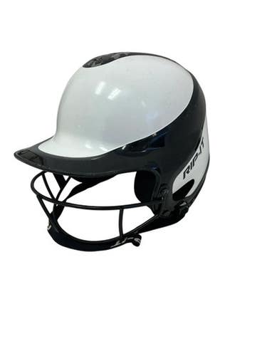 Used Rip-it S M Helmet W Mask Batting Helmet W Mask Black And White 11692-s000152375