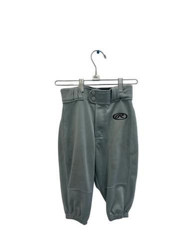Used Rawlings Boys Sm Grey Knickers Baseball Pants 11692-s000151947