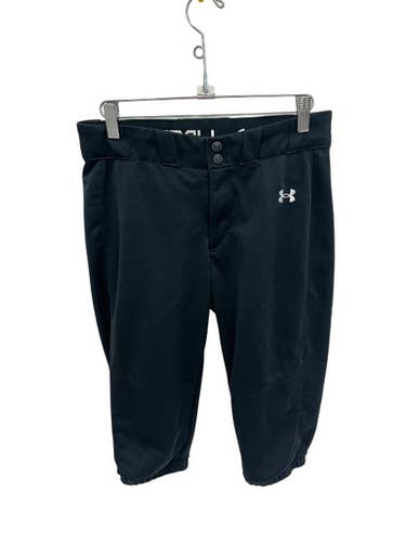 Used Under Armour Girls Large Black Softball Pants Knickers 11692-s000152071