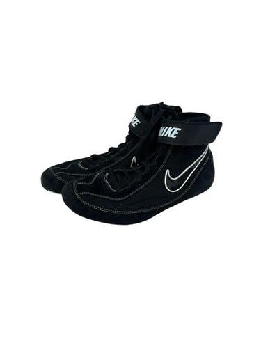 Used Nike Speedsweep Mens 8 Wrestling Shoes Black 11692-s000152154