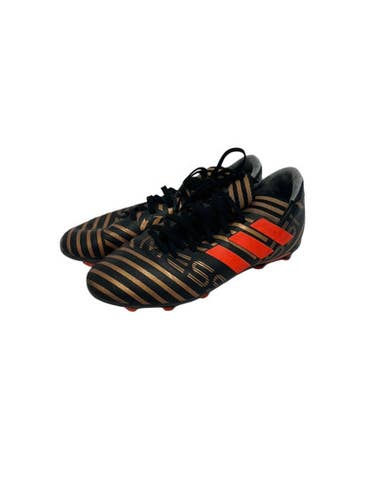 Used Adidas Nemeziz Jr 5.5 Soccer Cleats Brown And Black 11692-s000152163