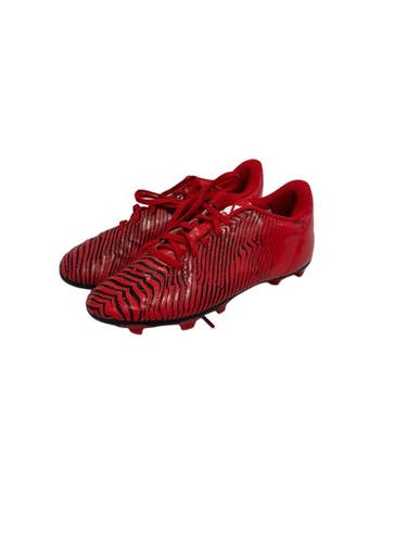 Used Adidas Taquiero Jr 5.5 Soccer Cleats Red 11692-s000152160