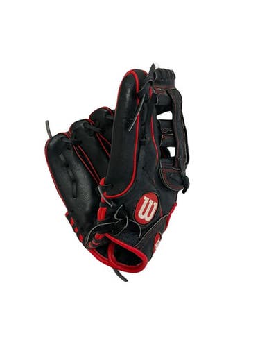 Used Wilson A450 11" Lh Throw Black Baseball Glove 11692-s000152186