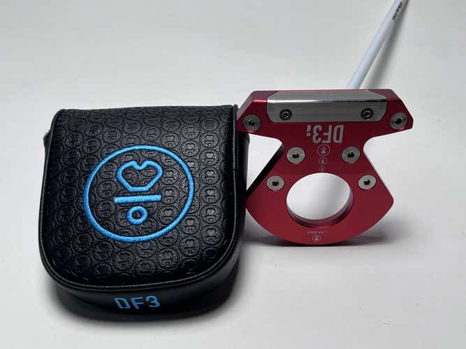 L.A.B. Golf DF3i Red Putter 35" 69* ACCRA Mens RH HC MINT