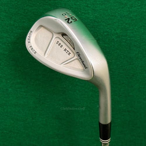 Cleveland 588 RTX Rotex Face Chrome 52-10 52 Gap Wedge Dynamic Gold Wedge Flex