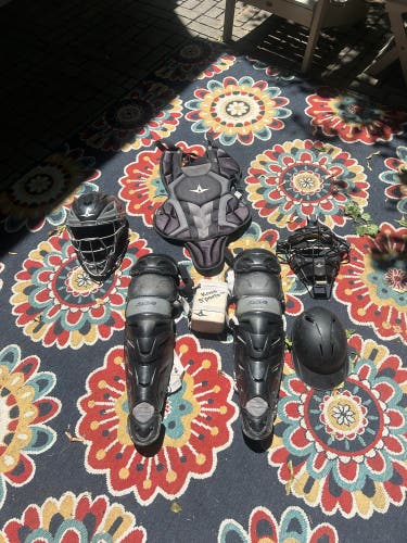 Black All Star System 7 Axis Catcher's Set (Used)