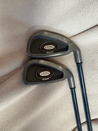 Men's Callaway GREAT BIG BERTHA TUNGSTEN TI Iron set Right Handed Iron Set Stiff Flex (Used)