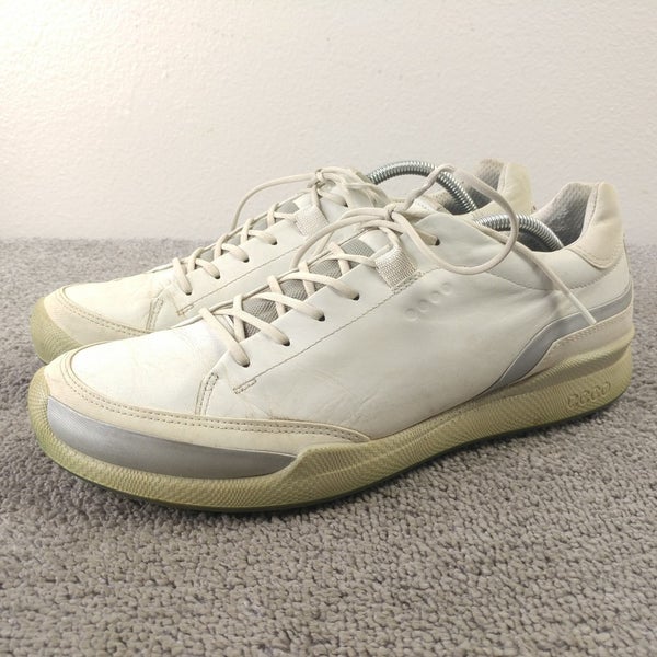 ECCO Biom Hybrid Hydromax Mens Size 45 EU Golf Shoes Spikeless White Leather