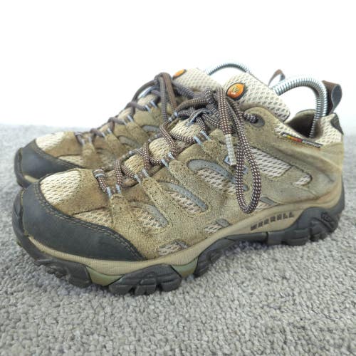 Merrell Moab 2 Ventilator Womens 8 Hiking Shoes Vibram Sneakers Brown Suede