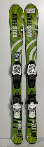 Kid's Axis 110cm All Mountain Team Skis With Marker 4.5 Bindings (Used)(SY3005)