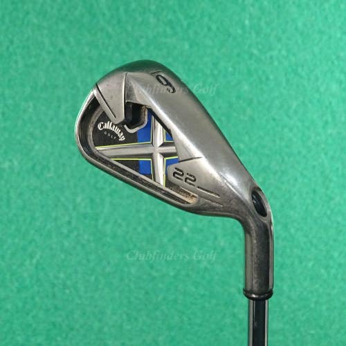 Callaway X-22 Single 6 Iron Factory Steel Uniflex *READ*