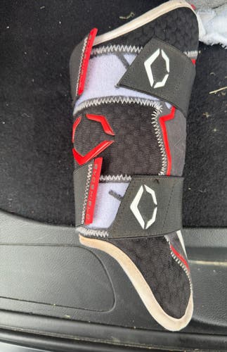 Black Senior EvoShield Leg guard Shin Guards (New)