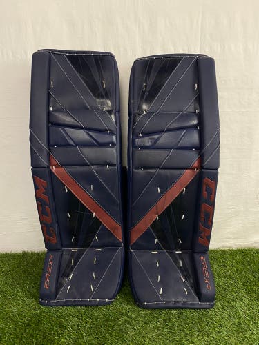 35" Senior CCM EFlex 5 Goalie Leg Pads