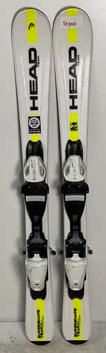 Kid's HEAD 97cm All Mountain SuperShape Team Skis With Head LRX 4.5 Bindings (Used)(SY3010)