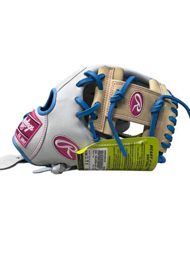 New Rawlings Pro205sb-2wc Rh Throw Fastpitch Gloves White And Carolina Blue 11 3 4" 11835-s000209328
