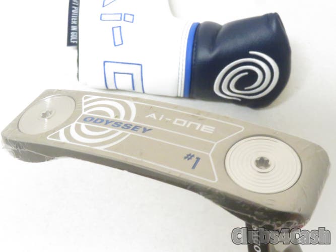 Odyssey Putter Ai-ONE #1 Silver Putter SL90 Stroke Lab 35" +Cover ... NEW