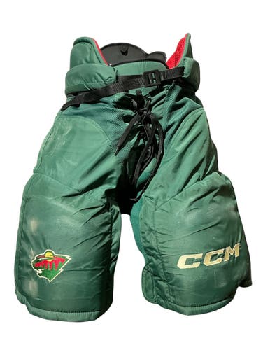Wild Senior Medium CCM HP45X Hockey Pants Pro Stock (Used) 7239