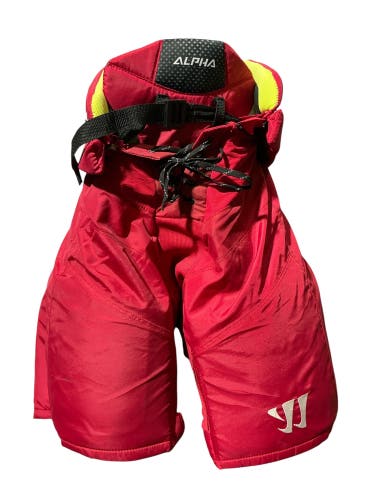Warrior Alpha LX PRO Pro Stock Hockey Pants Medium Red (Used) 3726