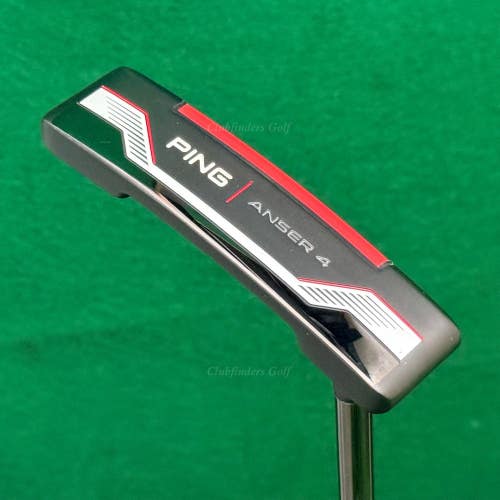 Ping 2021 Anser 4 Black Dot 34" Flow-Neck Putter Golf Club Karsten w/ Headcover