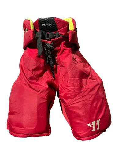 Warrior Alpha LX PRO Pro Stock Hockey Pants Large Red (Used) 3239