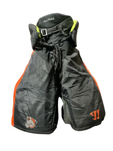 Large Warrior Alpha Hockey Pants  KC Mavericks Pro Stock (Used) 1357