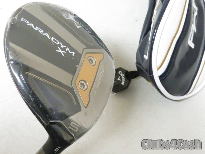 Callaway Paradym X Fairway 18° 5 Wood Aldila Ascent Blue 40 Womens +Cover NEW