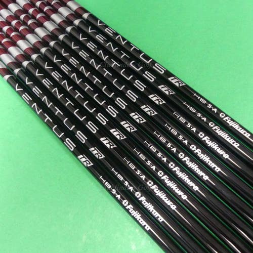 NEW Fujikura Ventus TR Red HB 5-A .370 Senior 41.5" Hybrid Iron Shafts SET OF 10