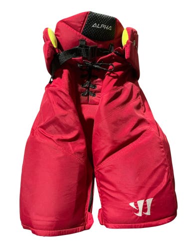 Warrior Alpha LX PRO Pro Stock Hockey Pants Large Red (Used) 2803