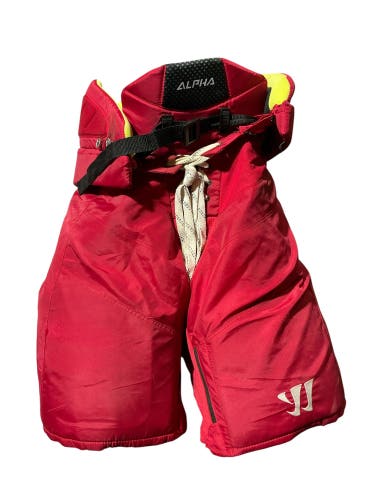 Warrior Alpha LX PRO Pro Stock Hockey Pants Large Red (Used) 2814