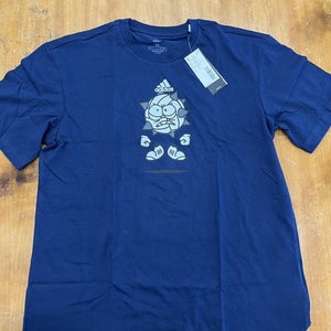 Blue Medium Men's Adidas Shirt (New)