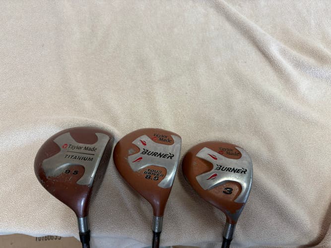 Men's TaylorMade Burner Right Handed Clubs (Full Set) Stiff Flex (Used)