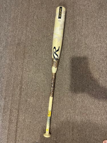 2025 Rawlings Icon Composite BBCOR Certified Bat (-3) 30 oz 33" (Used)