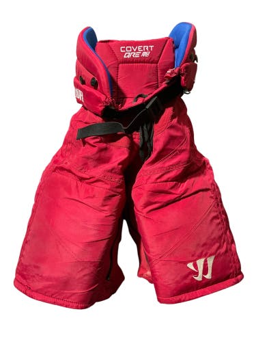 Warrior Covert QRE20 PRO Pro Stock Hockey Pants Medium Red (Used) 7893