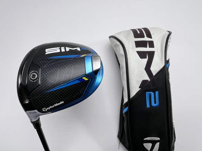 LEFTY TaylorMade SIM2 Driver 10.5* HZRDUS RDX Smoke 6.5 60g Extra Stiff LH HC