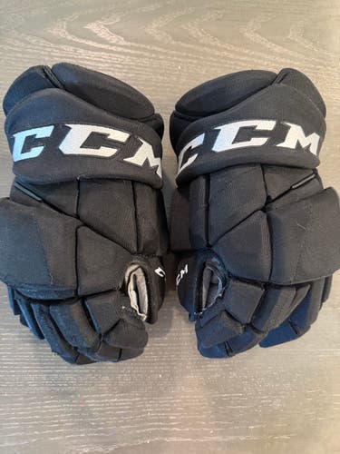CCM JetSpeed FT1 Pro Stock Hockey Gloves 14” Black Stars 1380