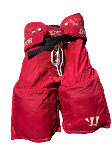 Warrior Covert QRE PRO Pro Stock Hockey Pants Small Red (Used) 3551