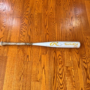 2026 Rawlings Icon Composite BBCOR Certified Bat (-3) 29 oz 32" (Used)