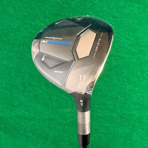 NEW Callaway Paradym Ai Smoke Max 27 Fairway 11 Wood Tensei Blue Regular w/HC