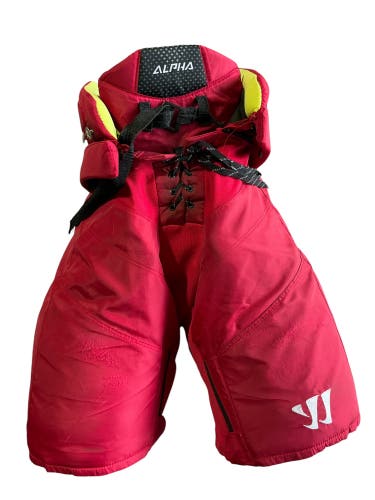 Warrior Alpha LX PRO Pro Stock Hockey Pants Medium Red (Used) 2440