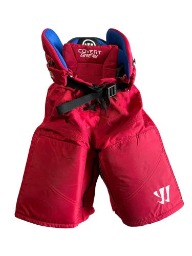 Warrior Covert QRE20 PRO Pro Stock Hockey Pants Medium Red (Used) 8134