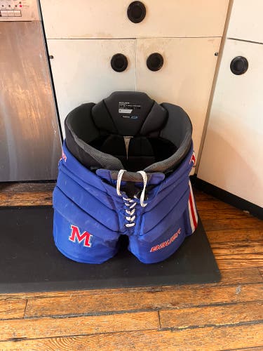 Senior XL Mount St Charles Bauer Pro Hockey Goalie Pants Pro Stock (Used)