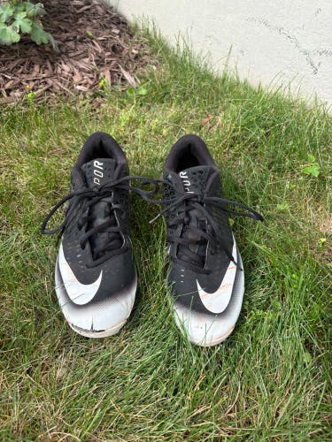Black Men's Size M 9.0 (W 10.0) Nike Alpha Huarache Elite (Used)