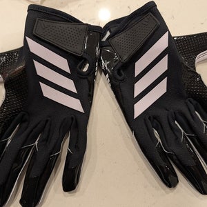 new adidas Adizero Electric 15 Griptack Football Gloves AF1892 Black 2XL XXL
