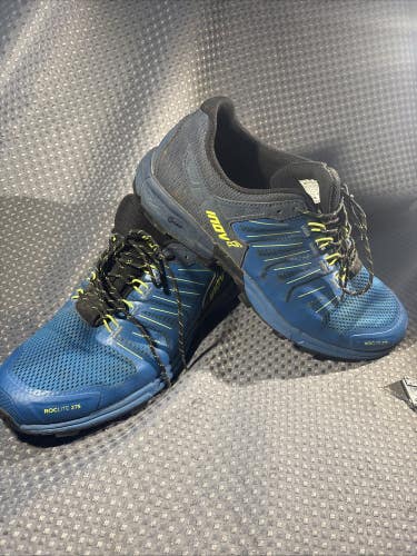 INOV 8 Men's Roclite G 275 Trail Athletic Sneaker Blue/Navy/Lime US 11.5 Used