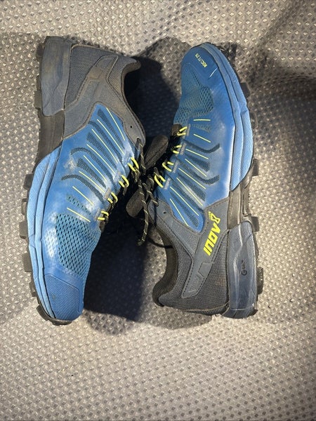 INOV 8 Men's Roclite G 275 Trail Athletic Sneaker Blue/Navy/Lime