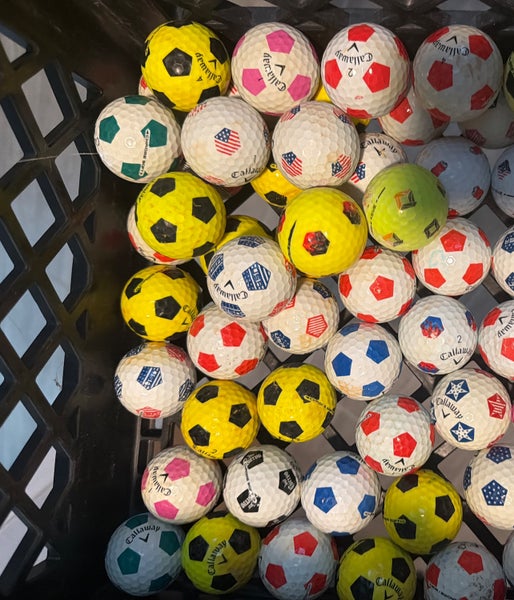 100 AA Callaway Chrome Soft Truvis
